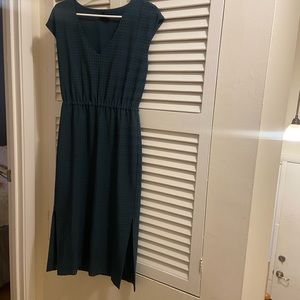 J.Crew midi blue dress size 2